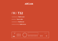 Arcam T32 - Owners Manual 